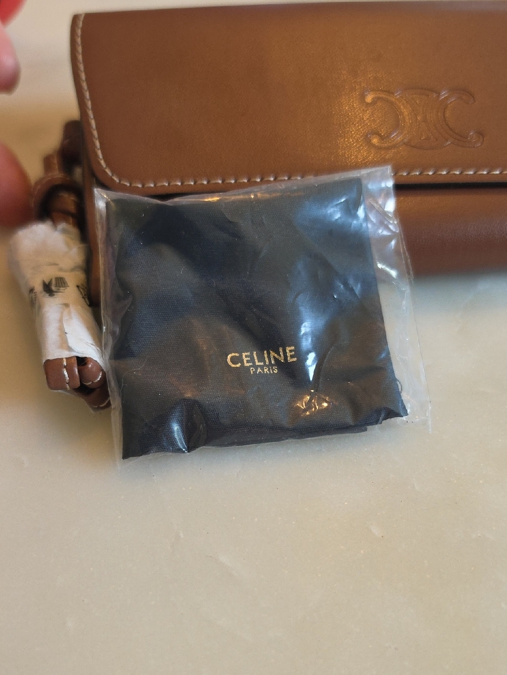 Celine Red Oval Sunglasses with Dark Lenses Shiney Red/Smoke - Picture 11 of 12